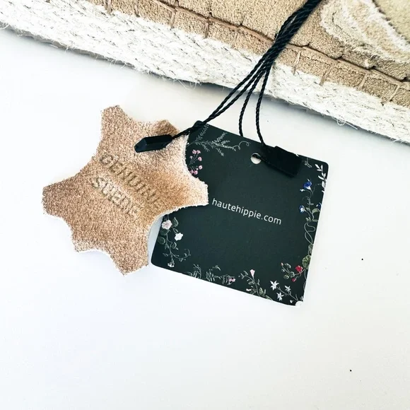 NEW Haute Hippie Aria Suede Mule Clogs Tan Beige Buckle Slip-On 10 NWT - Picture 5 of 10